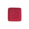 Piatto quadro Mediterraneo Novità Home in ceramica rosso ciliegia cm 11,7