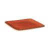 Novedad Hogar Mediterráneo plato cuadrado cerámica naranja jaffa cm 11,7