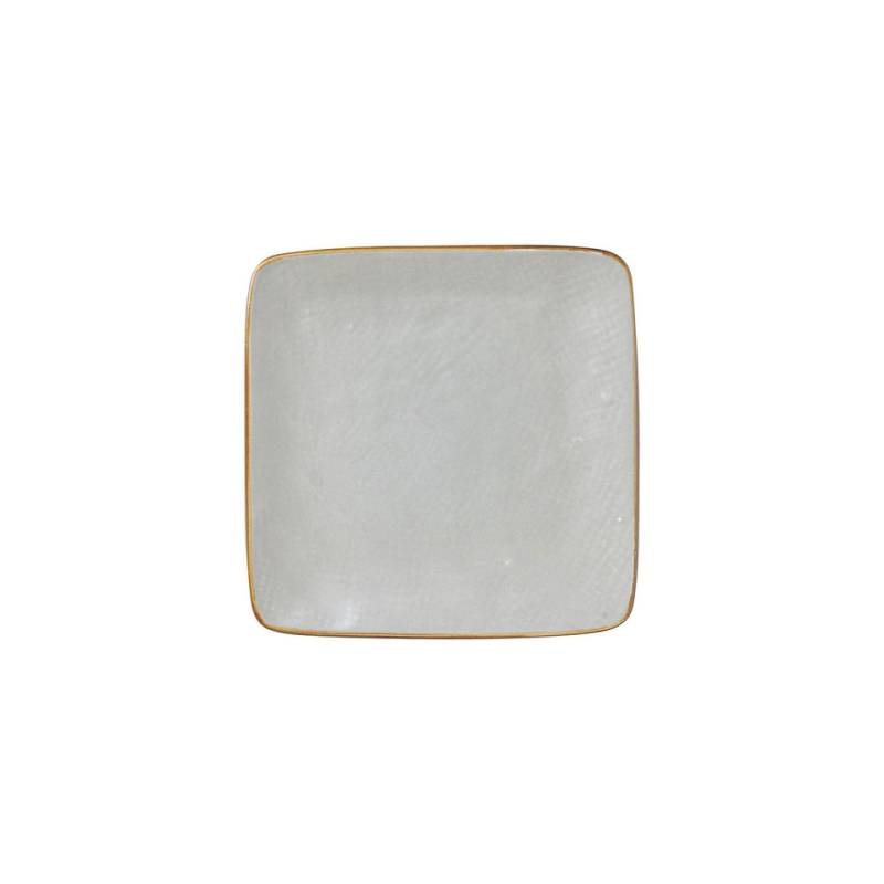 Mediterraneo Novità Home square mud ceramic plate 4.60 inch