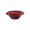 Mediterraneo Novità Home kirschrote Keramikschüssel für Suppe und Reis cm 15
