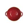 Cuenco de arroz y sopa de cerámica rojo cereza Mediterranean New Home cm 15