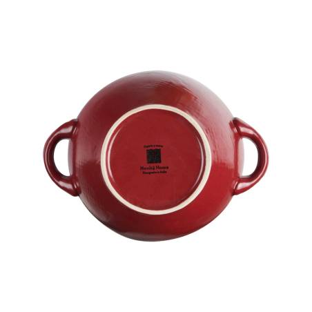 Mediterranean New Home bol à riz et à soupe en céramique rouge cerise cm 15