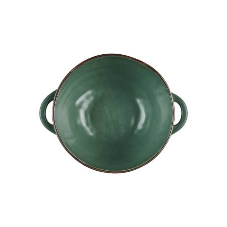 Coppetta riso e zuppa Mediterraneo Novità Home in ceramica verde cm 15