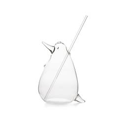 Pinguino 100% Chef verre avec paille cl 35