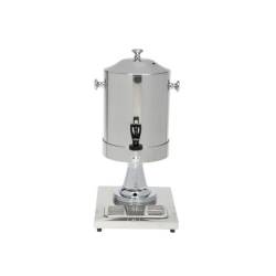 Dispensador de leche con grifo y base de acero inoxidable lt 6