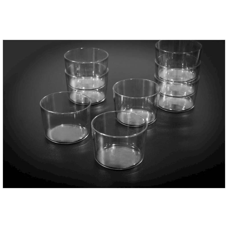 Mini vasos Time en san transparente cl 23