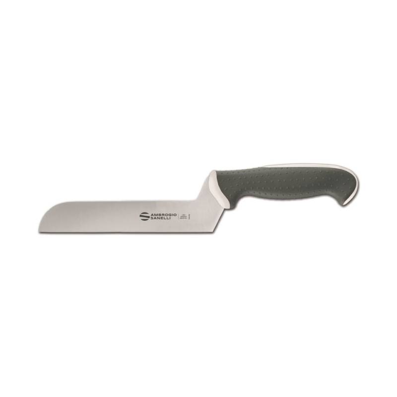 Tecna Sanelli Ambrogio couteau à fromage en acier inoxydable avec marche avec manche gris cm 17