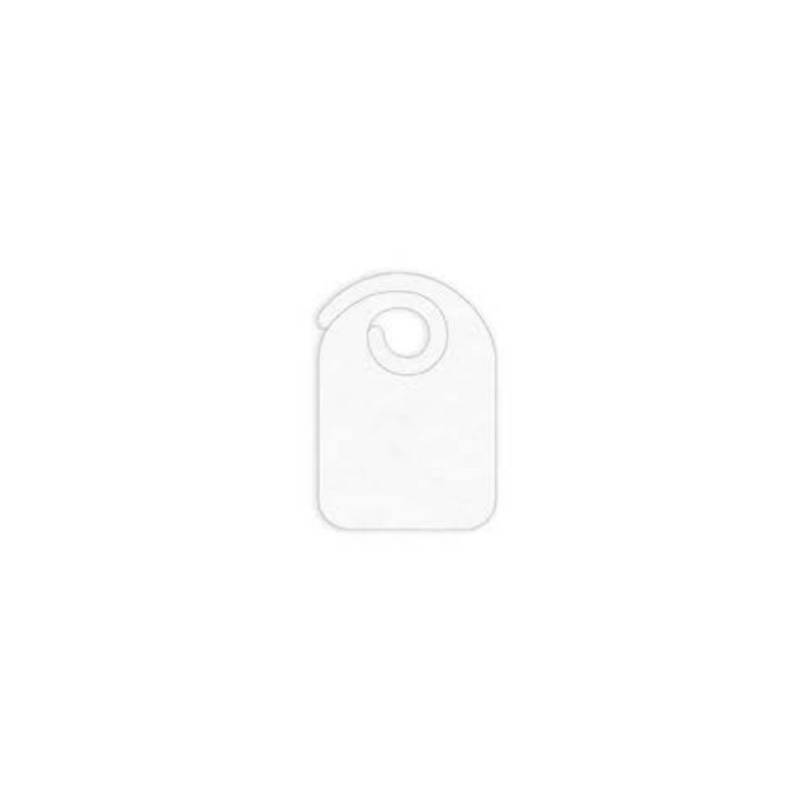Bavoir blanc TNT 23x33 cm
