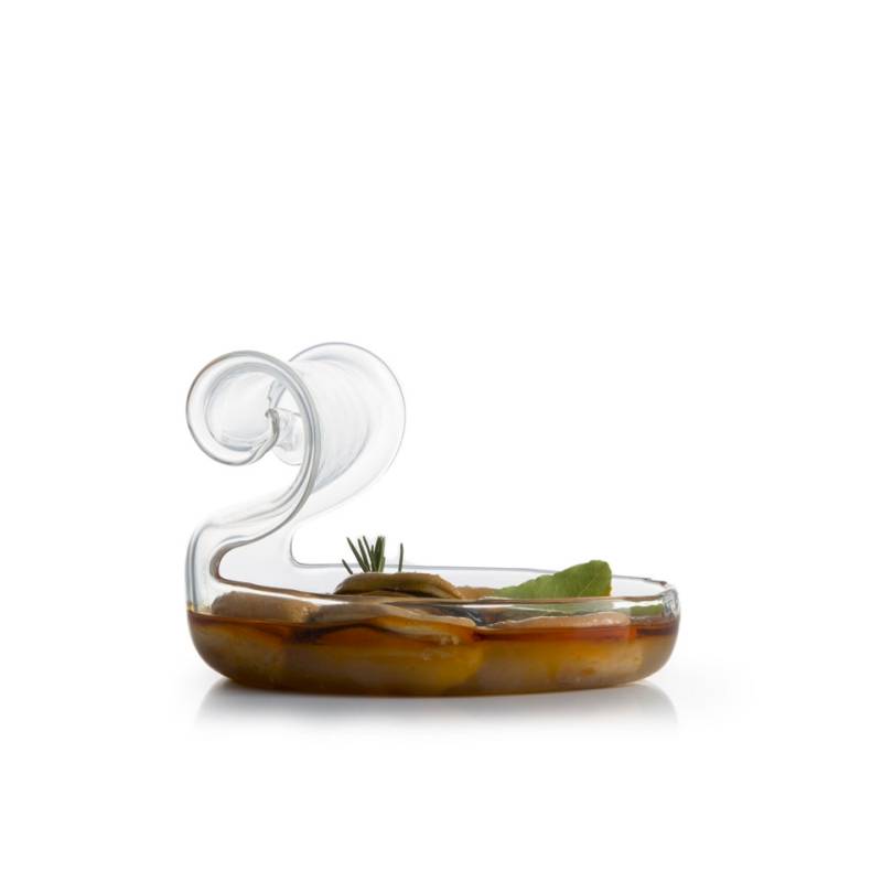 Lata ovalada 100% Chef en vidrio borosilicato cl 15