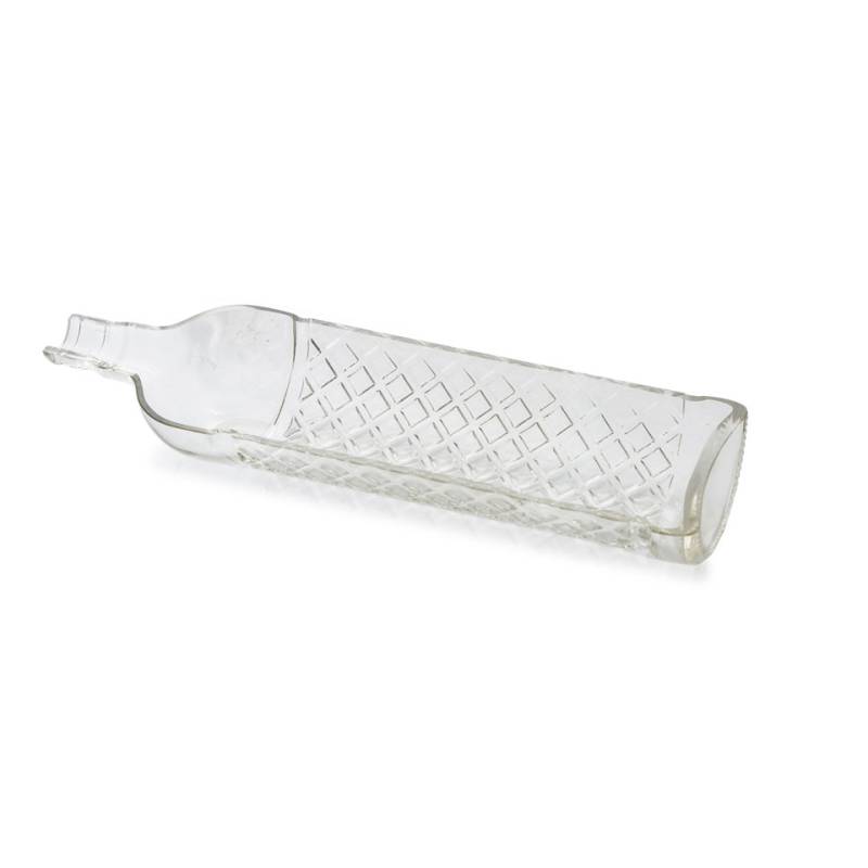 Porte-bouteille en verre Anisette 100% Chef 30x8x4 cm