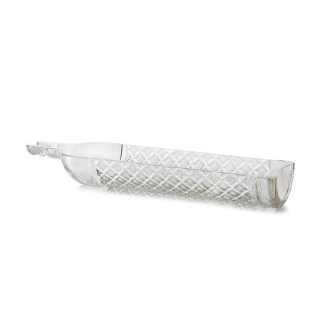 Porte-bouteille en verre Anisette 100% Chef 30x8x4 cm