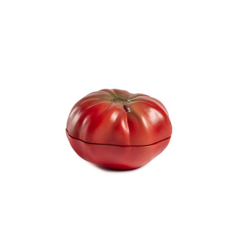 Coupe de tomates 100% Chef avec couvercle en résine rouge cl 18