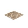 Plat carré tressé en porcelaine 100% Chef 22,5 cm