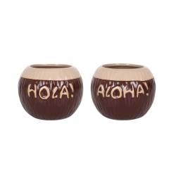 Tiki mug Hola porcelaine cl 45