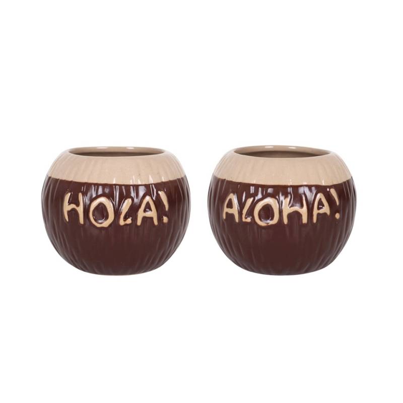 Tiki mug Hola porcelaine cl 45