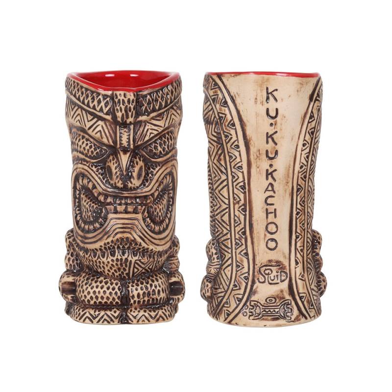 Tiki mug Kane porcelaine marron cl 35