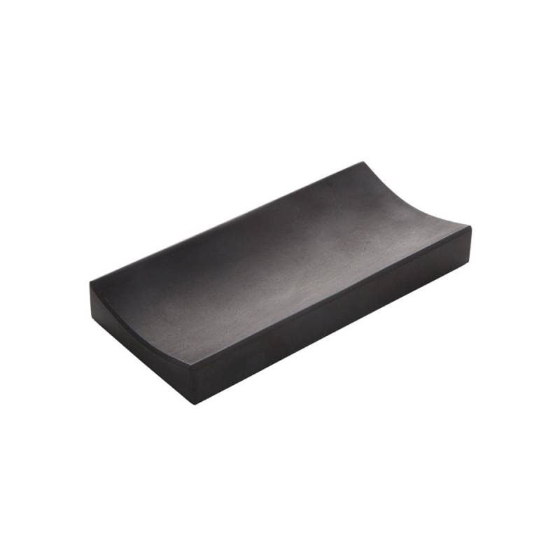 Lingot 100% Chef assiette en marbre noir 15x6.5 cm