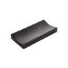 Lingot 100% Chef assiette en marbre noir 15x6.5 cm