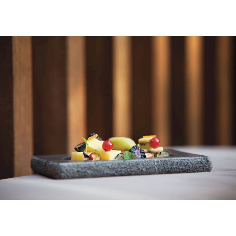 Assiette en granit 100% Chef en granit 20x15 cm