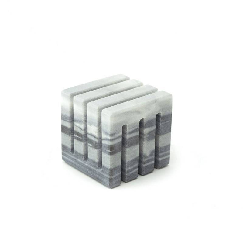 Soporte Rubicube 100% Chef de mármol gris cm 8