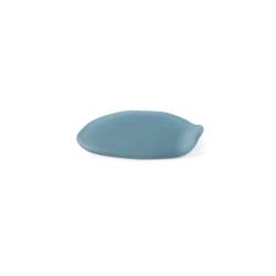 Cadaques XS Plato 100% Chef en vidrio arenado azul 14x10 cm
