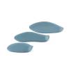 Cadaques XS Plato 100% Chef en vidrio arenado azul 14x10 cm