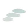 Cadaques XXL Plato 100% Chef en vidrio blanco arenado 25x20 cm