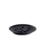 Plato hervidor XS 100% Chef en vidrio opal negro 20 cm