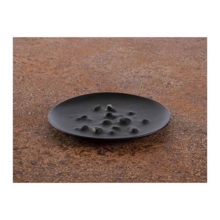 Plato hervidor XS 100% Chef en vidrio opal negro 20 cm