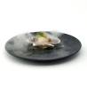 Plato hervidor XL 100% Chef de cristal opal negro cm 26