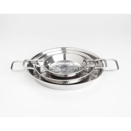 XS 100% Chef mini paellera de acero inoxidable 10 cm