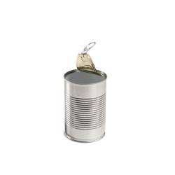 Popeye vaso de lata desechable 100% Chef en lata con tapa cl 40