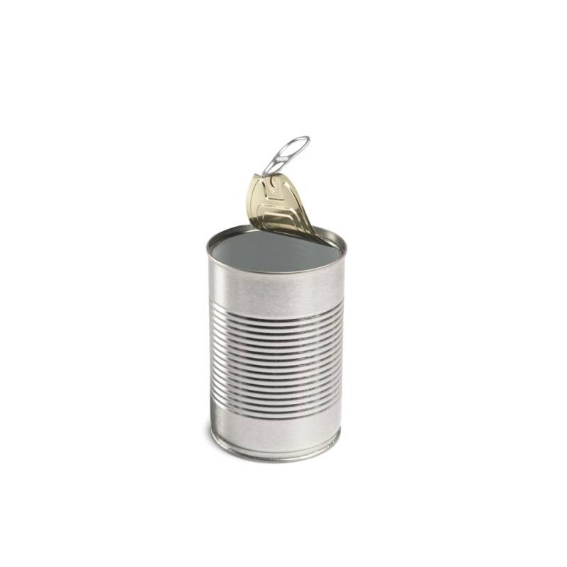 Popeye vaso de lata desechable 100% Chef en lata con tapa cl 40