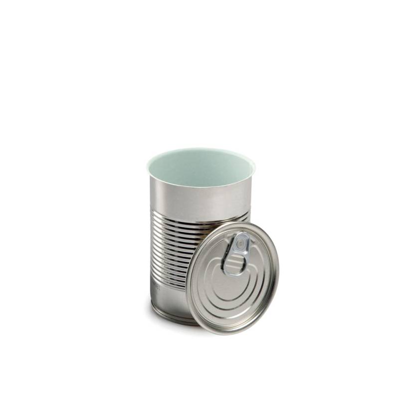Popeye vaso de lata desechable 100% Chef en lata con tapa cl 40