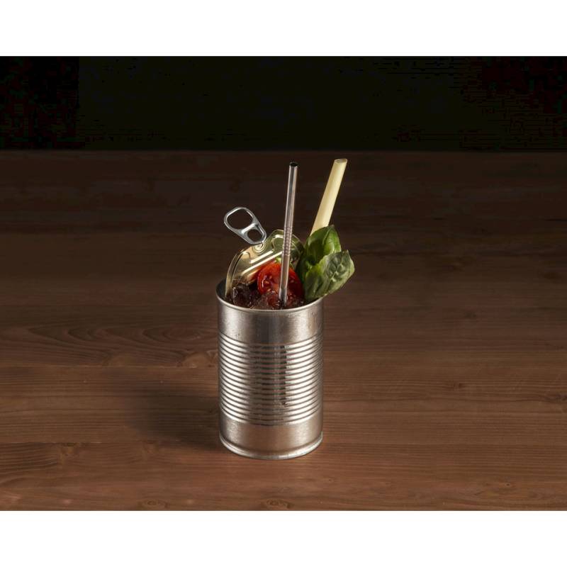 Popeye vaso de lata desechable 100% Chef en lata con tapa cl 40