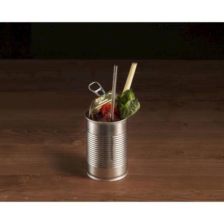 Popeye boîte de conserve jetable 100% Chef en boîte avec couvercle cl 40