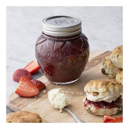 Pot Kilner en verre Stawberry avec couvercle cl 40
