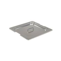 Tapa para contenedor multiusos Marcellino de acero inoxidable sin ranuras