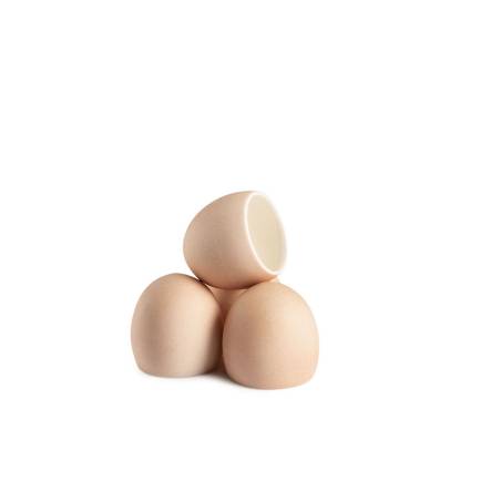 100% Huevera de porcelana rosa cl 3,5