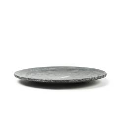 Rustic Rim XL 100% Plato de cocinero de mármol gris 30 cm