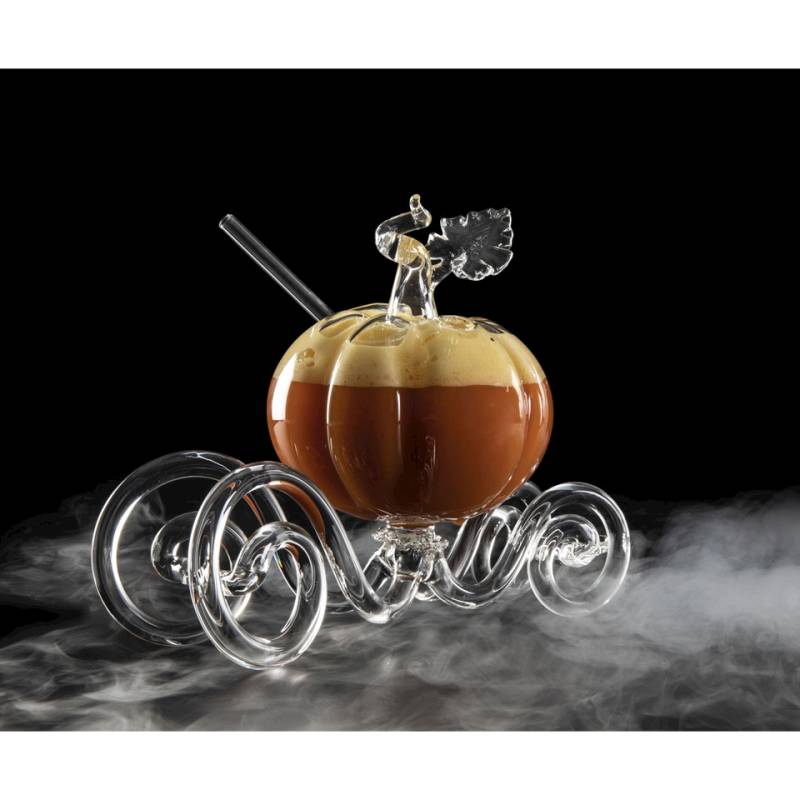 Calabaza Cenicienta 100% Chef vaso con pajita vidrio borosilicato cl 34