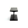 Beam 100% Assiette de chef en porcelaine noire mate 22x9x11 cm