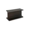 Beam 100% Assiette de chef en porcelaine noire mate 22x9x11 cm