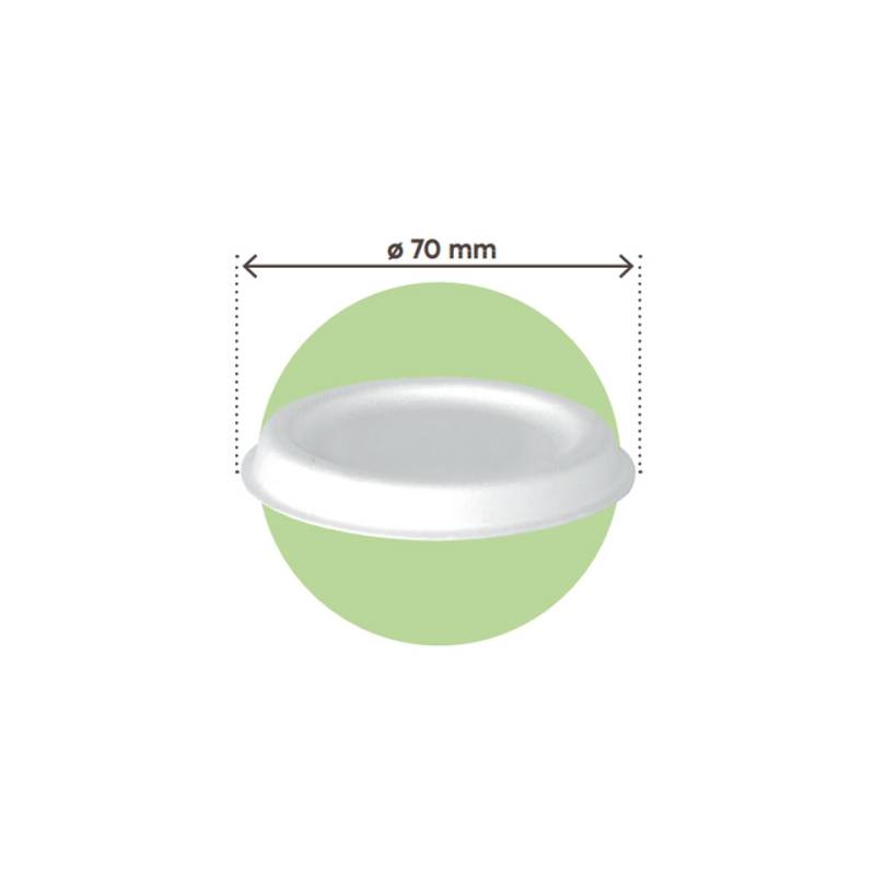 Tapa de bagazo blanco cm 7