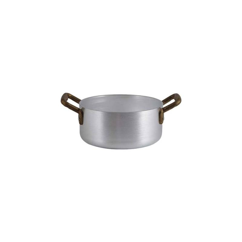 Casserole 2 handles aluminum 12.5 cm