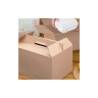 Caja de cartón kraft para llevar cm 28x20x15