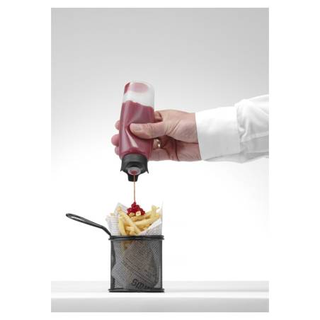 Bouteille anti-goutte en polyéthylène transparent cl 23