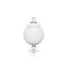 Vase bon bon bon avec couvercle en verre 30.5x19 cm