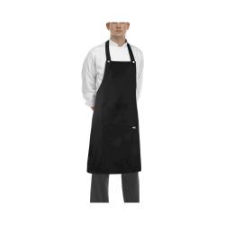 Rock Tablier noir avec bavette et poche Egochef cm 70x90