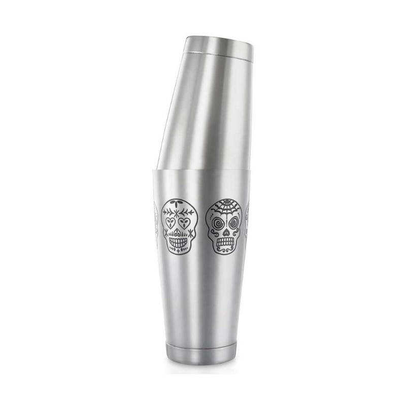 Boston equilibrado de 2 piezas con calaveras de acero inoxidable cl 55-82